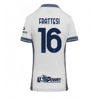 Camiseta Inter Milan Davide Frattesi #16 Segunda Equipación Replica 2024-25 para mujer mangas cortas
